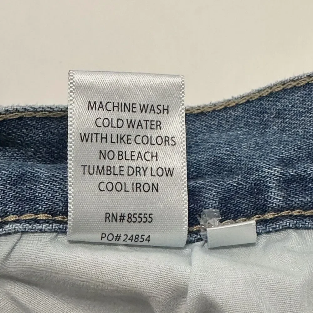 Pistola Cassie High Waist Ripped Crop Straight Leg Jeans In Los Feliz  Size 30 - Picture 15 of 16